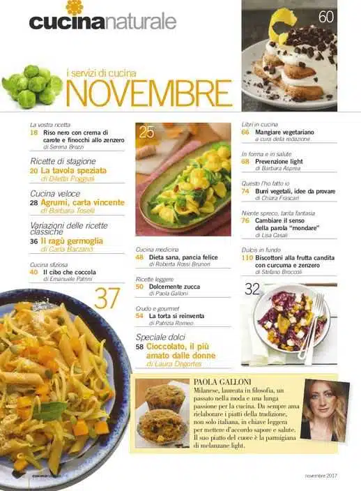 La rivista di novembre 1 Sommario novembre-2017 518